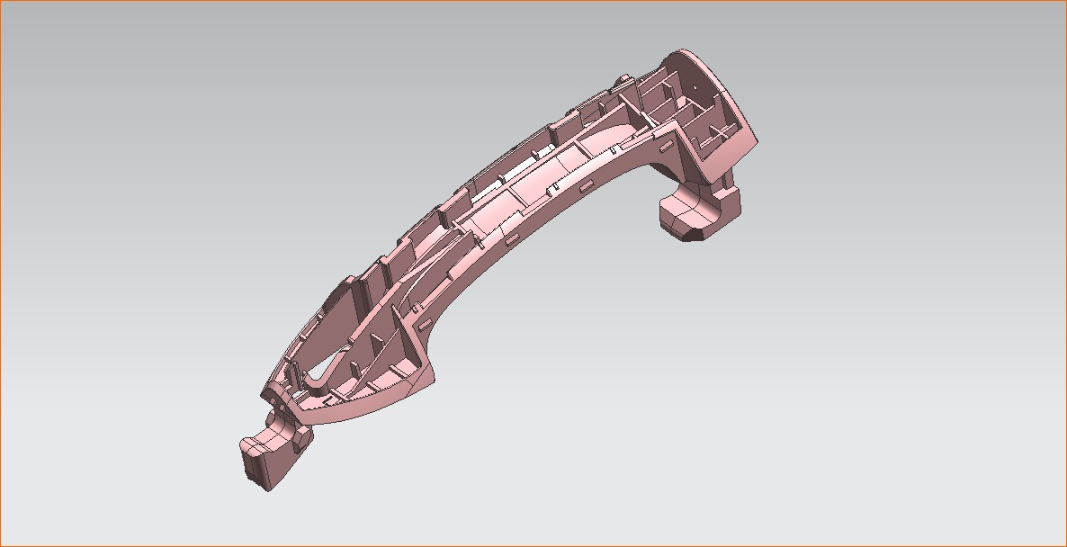 汽车外门把手模具3D图档下载