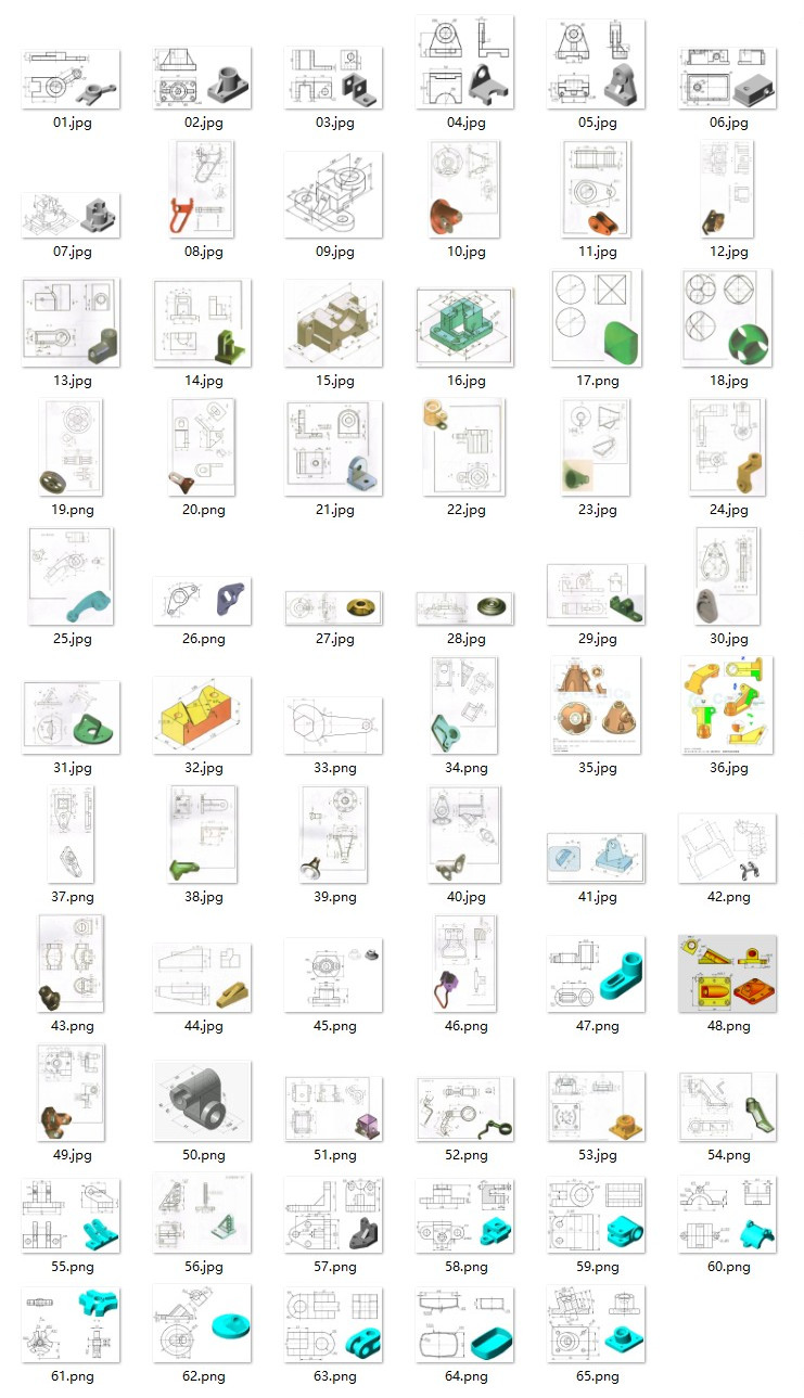 65套UG经典建模实战案例，附思路
